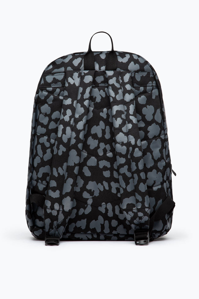 HYPE GREY LEOPARD BACKPACK