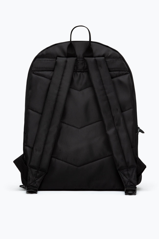 HYPE BLACK BRANDED BACKPACK