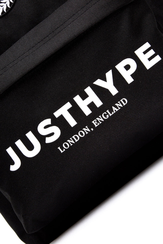 HYPE BLACK LOGO BACKPACK