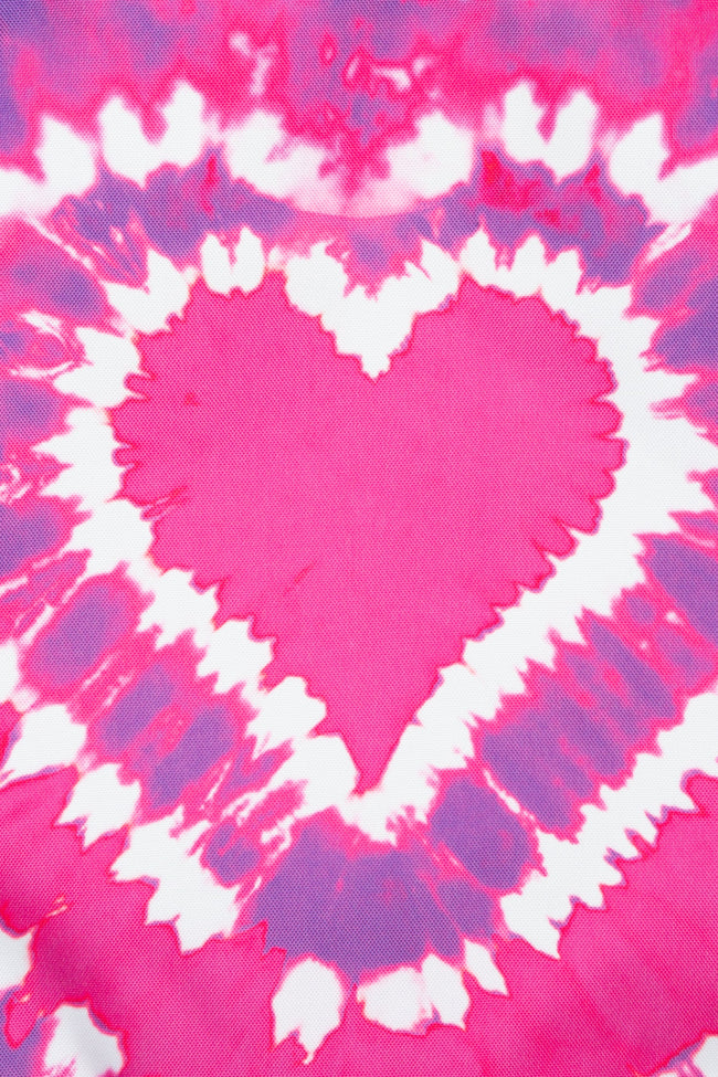 HYPE PINK HEART HIPPY TIE DYE TOTE BAG