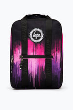 HYPE PURPLE & PINK DRIP BOXY BACKPACK