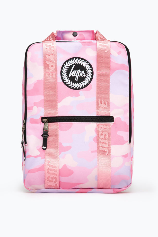 HYPE PASTEL CAMO BOXY BACKPACK