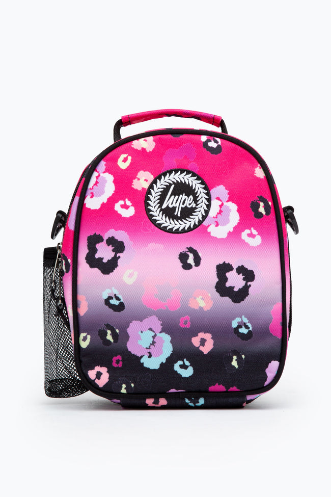 HYPE BLACK & PINK GRADIENT LEOPARD MAXI LUNCHBOX