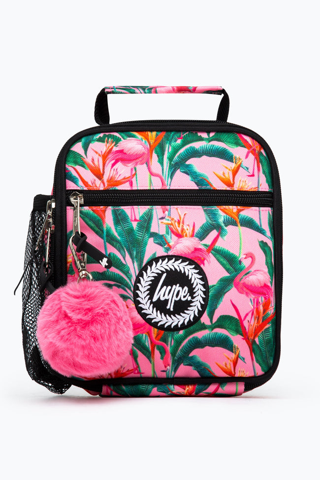 HYPE PINK FLAMINGO RAINFOREST LUNCHBOX