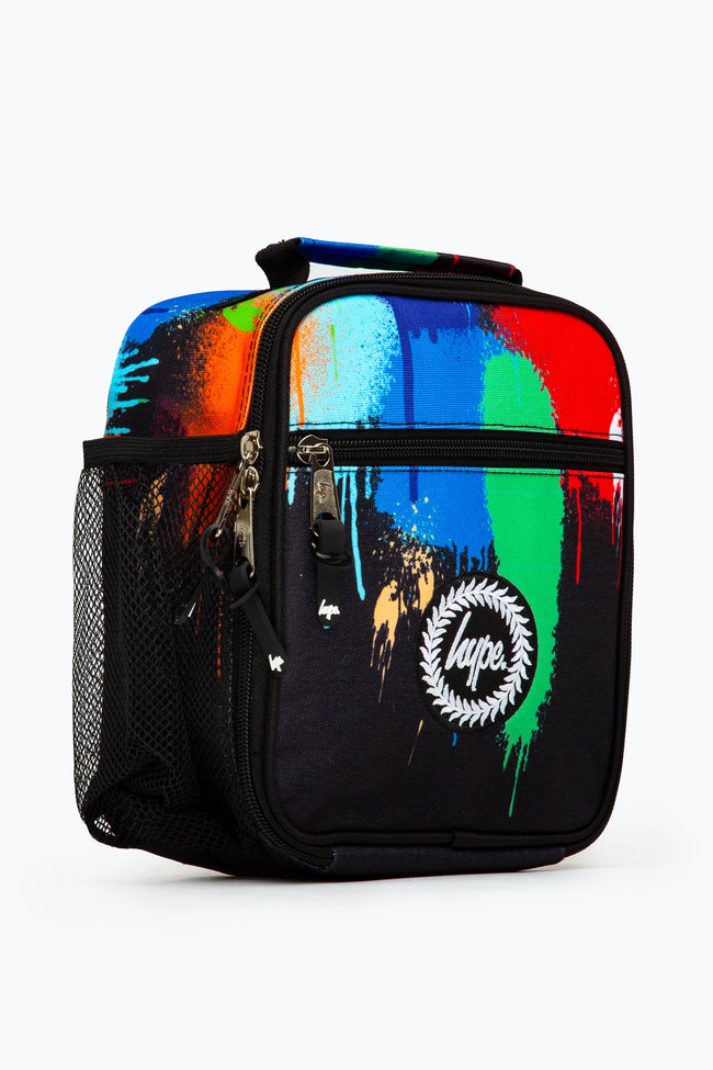 HYPE MULTI COLOURED GRAFFITI DRIP LUNCHBOX