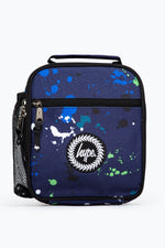 HYPE BLUE GREEN WHITE LARGE SPLAT LUNCHBOX