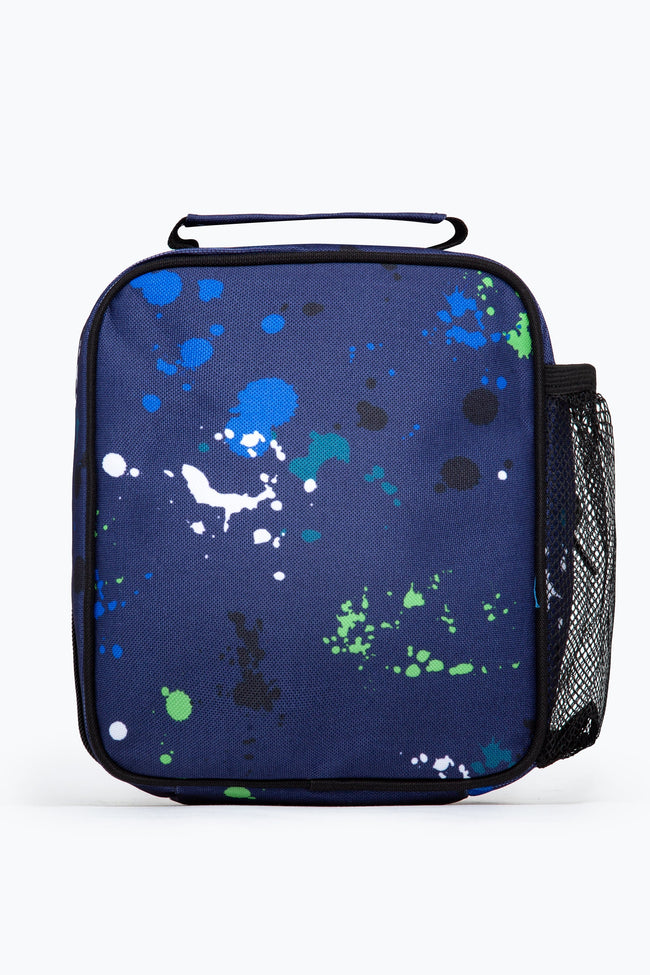 HYPE BLUE GREEN WHITE LARGE SPLAT LUNCHBOX