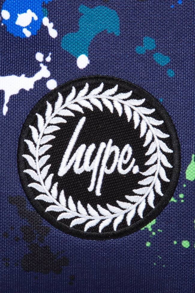 HYPE BLUE GREEN WHITE LARGE SPLAT LUNCHBOX