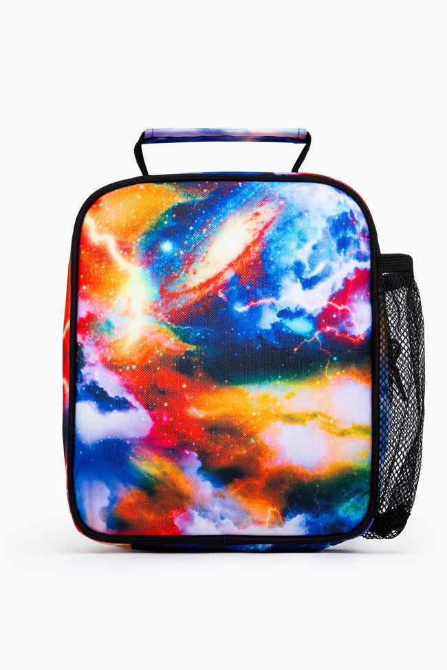 HYPE BLUE & ORANGE LIGHTNING GALAXY LUNCHBOX