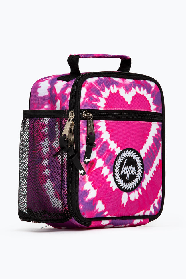 HYPE PINK HEART HIPPY TIE DYE LUNCHBOX