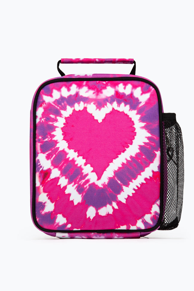 HYPE PINK HEART HIPPY TIE DYE LUNCHBOX