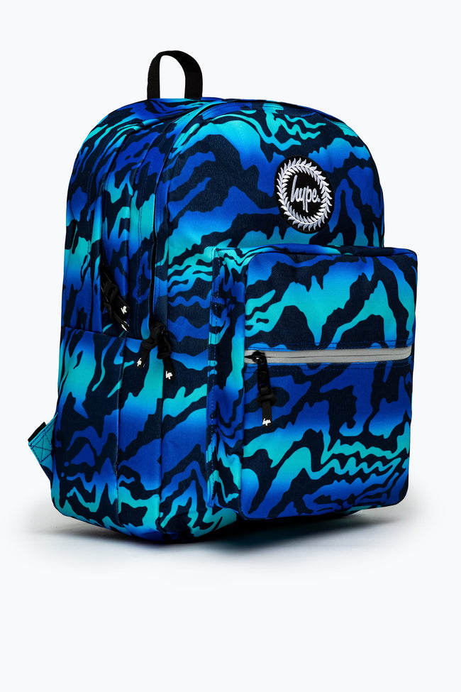 HYPE BLUE & TEAL GRADIENT UTILITY BACKPACK