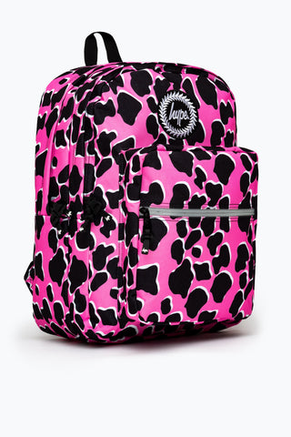 HYPE PINK & BLACK OUTLINE ANIMAL UTILITY BACKPACK