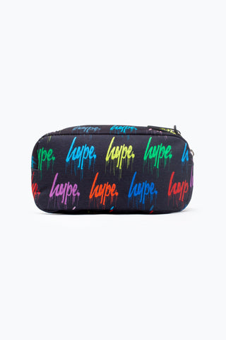 HYPE MULTI COLOURED WALL GRAFFITI DRIP MAXI PENCIL CASE