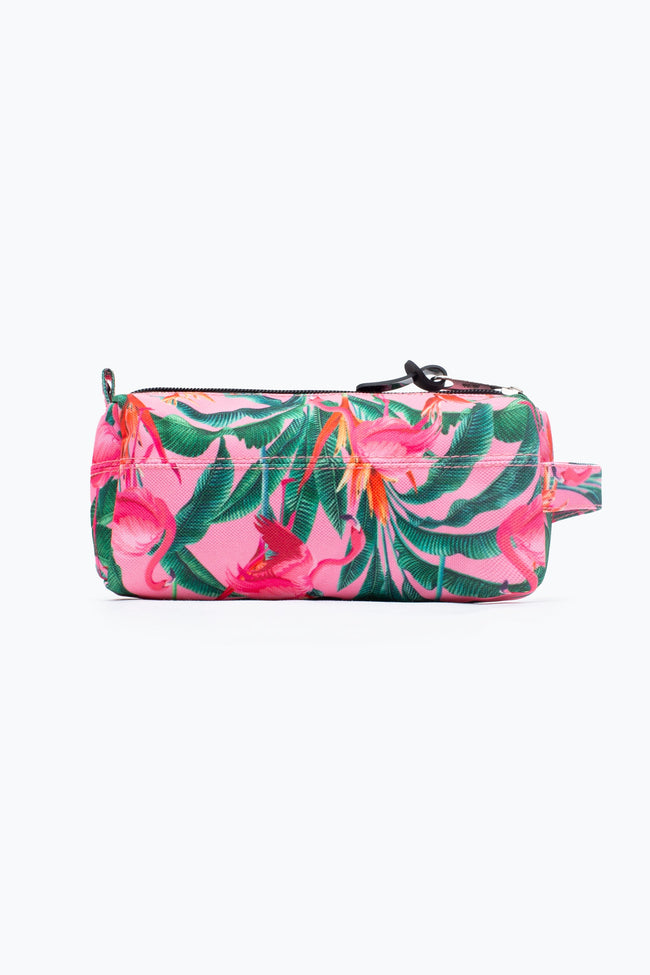 HYPE PINK FLAMINGO RAINFOREST PENCIL CASE