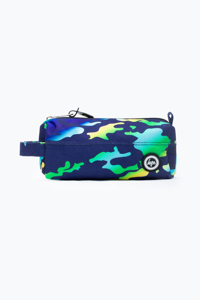 HYPE NAVY WITH CAMO GRADIENTS PENCIL CASE