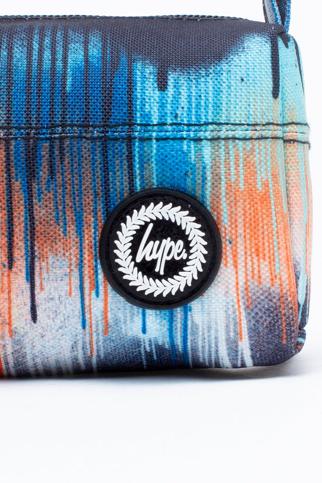 HYPE MULTI COLOURED DRIP PENCIL CASE