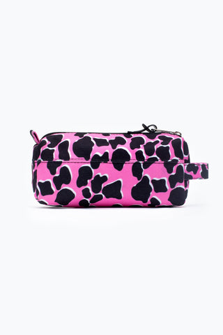 HYPE PINK & BLACK OUTLINE ANIMAL PENCIL CASE