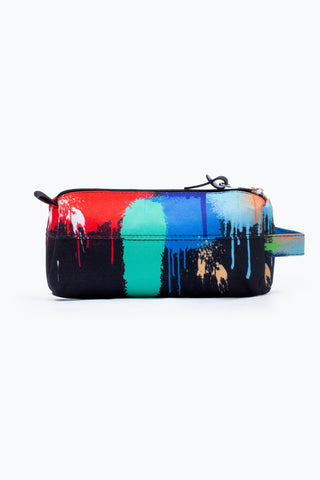 HYPE MULTI COLOURED GRAFFITI DRIP PENCIL CASE