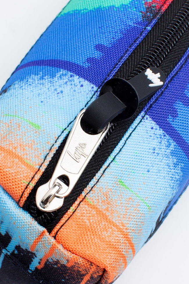 HYPE MULTI COLOURED GRAFFITI DRIP PENCIL CASE