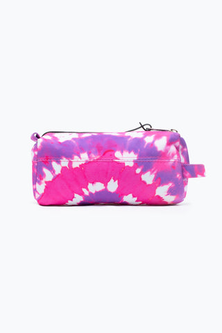 HYPE PINK HEART HIPPY TIE DYE PENCIL CASE