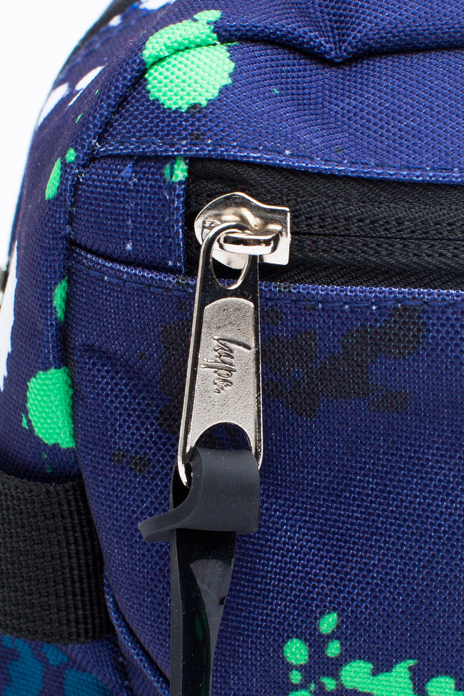 HYPE BLUE GREEN WHITE LARGE SPLAT BOOT BAG