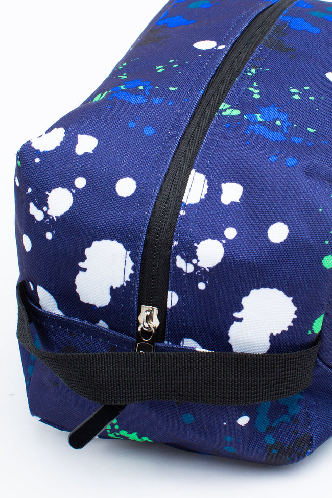 HYPE BLUE GREEN WHITE LARGE SPLAT BOOT BAG