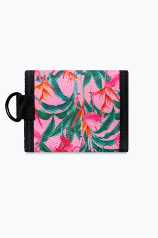 HYPE PINK FLAMINGO RAINFOREST WALLET