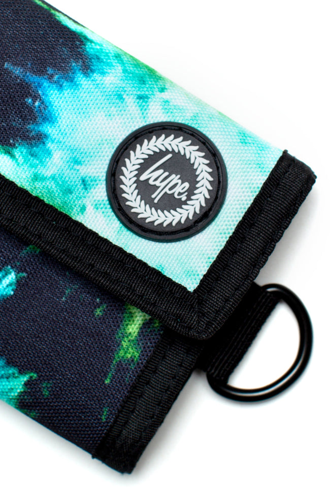 HYPE BLUE & GREEN CHALK DUST WALLET