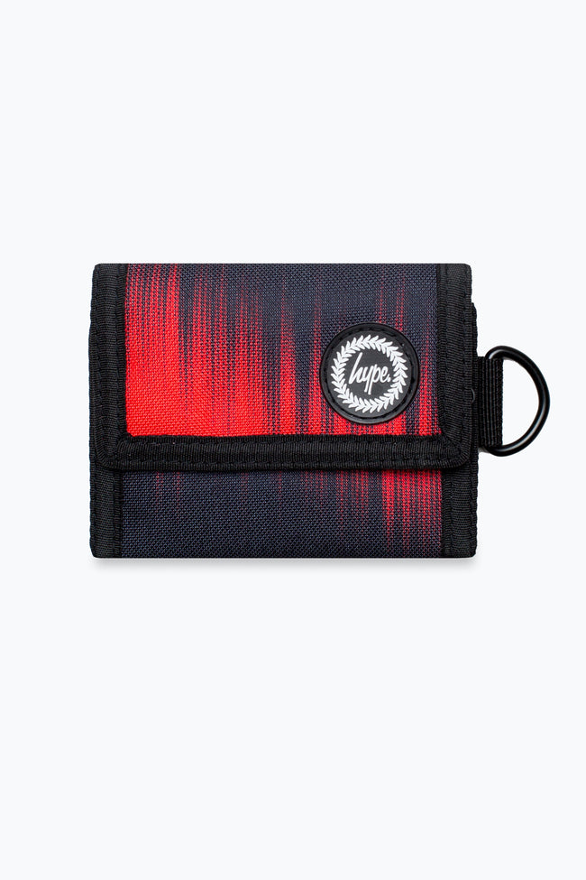 HYPE RED & BLACK HALF TONE FADE WALLET