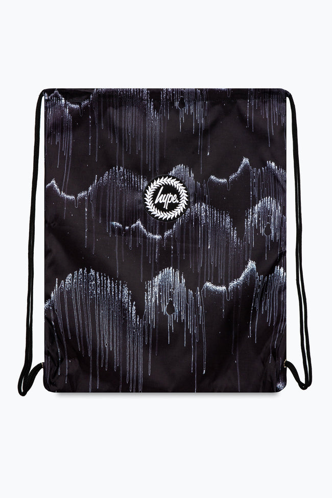 HYPE MONO WAVE DRIP DRAWSTRING BAG