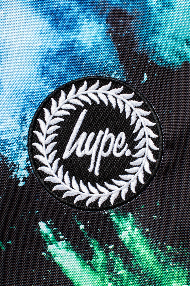 HYPE BLUE & GREEN CHALK DUST DRAWSTRING BAG