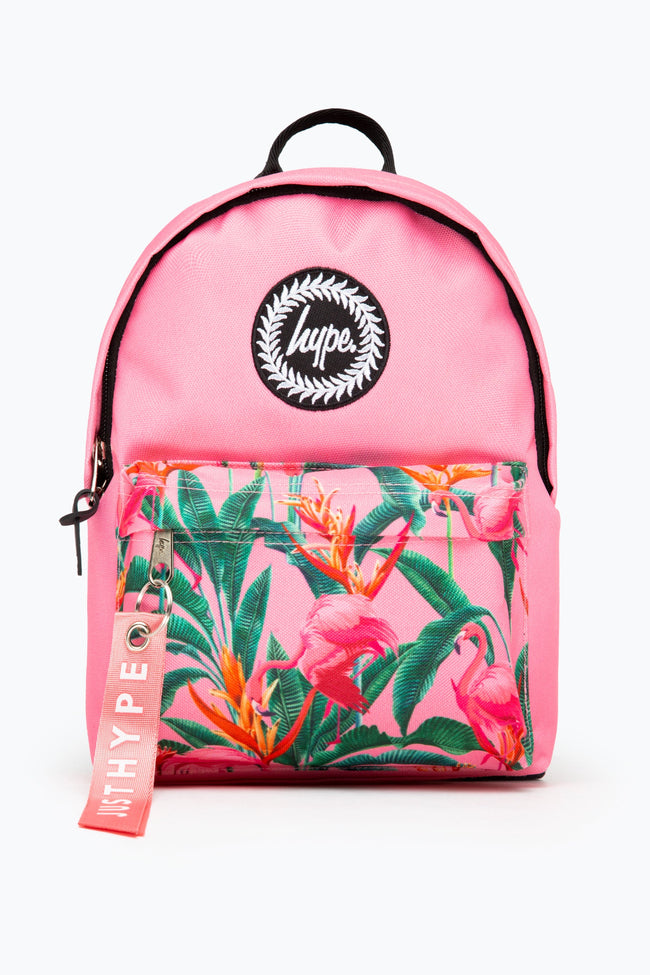 HYPE PINK FLAMINGO RAINFOREST MINI BACKPACK