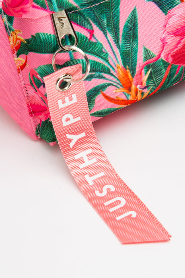 HYPE PINK FLAMINGO RAINFOREST MINI BACKPACK