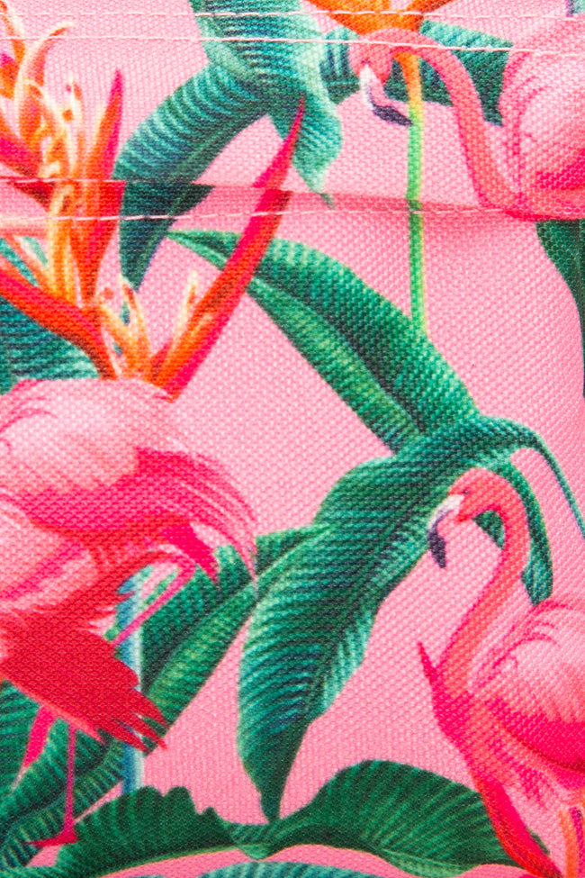 HYPE PINK FLAMINGO RAINFOREST MINI BACKPACK