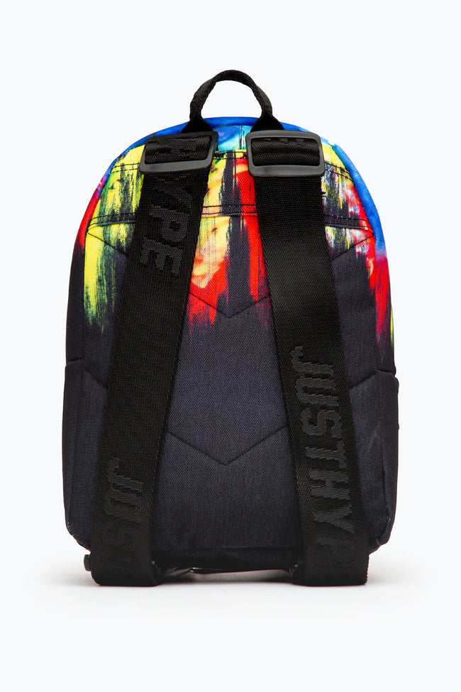 HYPE MULTI COLOURED SINGLE GRAFFITI DRIP MINI BACKPACK