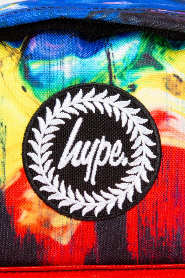 HYPE MULTI COLOURED SINGLE GRAFFITI DRIP MINI BACKPACK