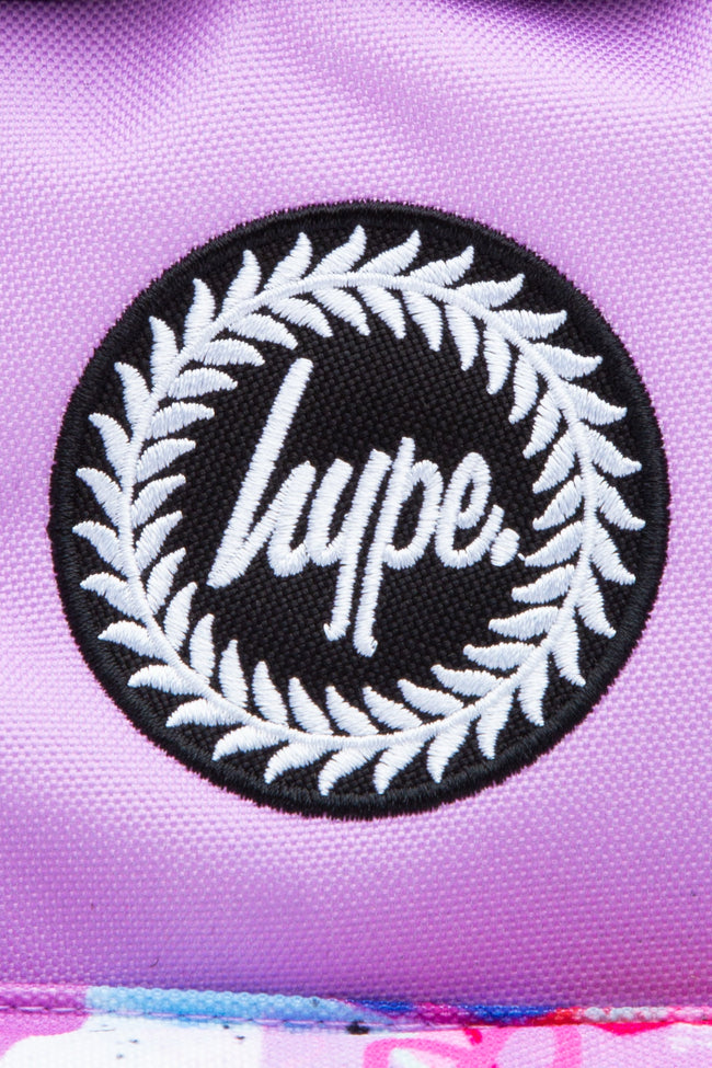 HYPE LILAC GRAFFITI MINI BACKPACK