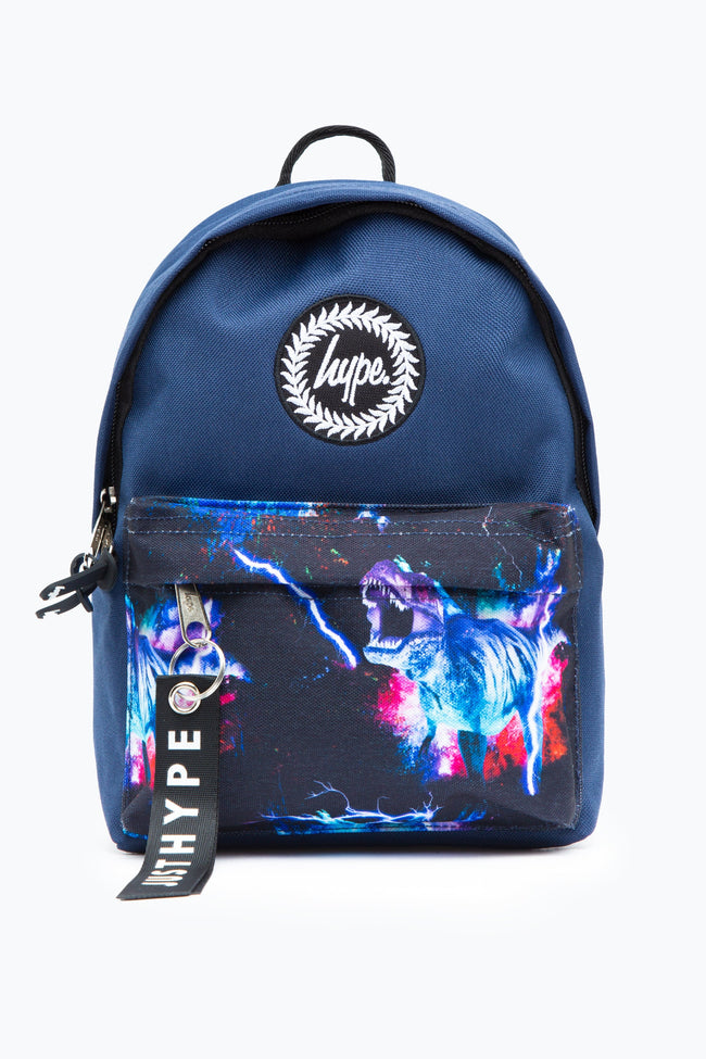 HYPE BLUE POCKET SPACE DINOSAUR MINI BACKPACK