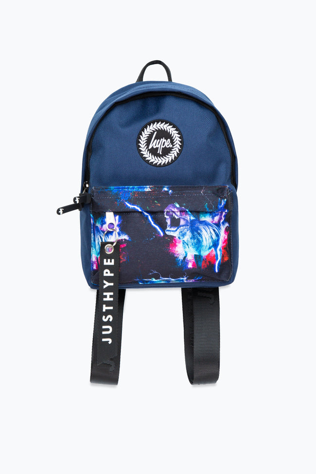 HYPE BLUE POCKET SPACE DINOSAUR MINI BACKPACK