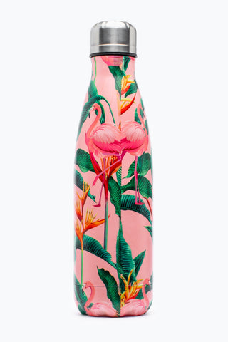 HYPE PINK FLAMINGO RAINFOREST METAL WATER BOTTLE