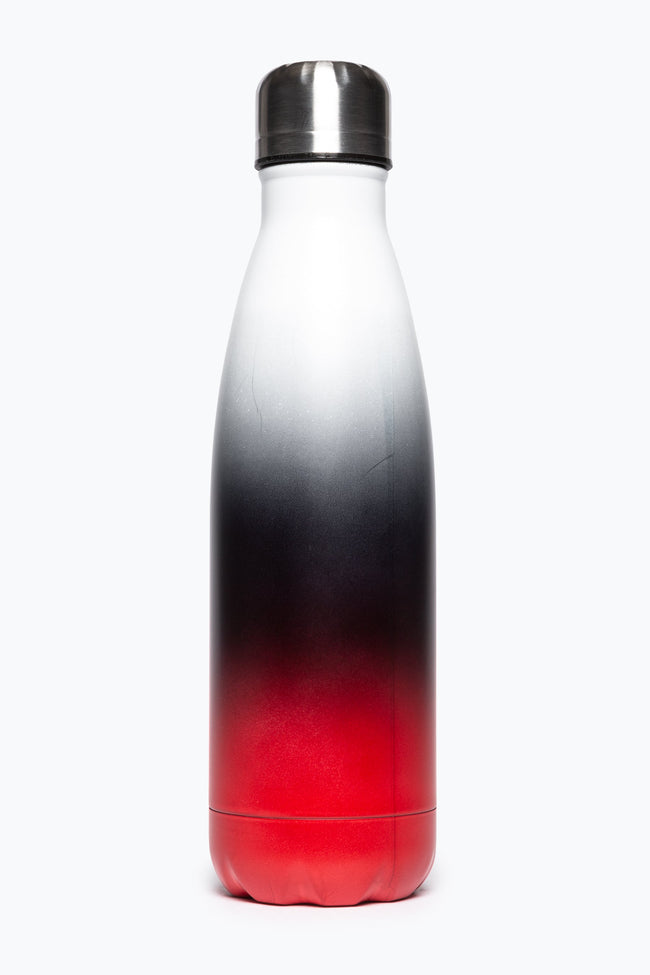 HYPE BLACK & RED GRADIENT METAL WATER BOTTLE