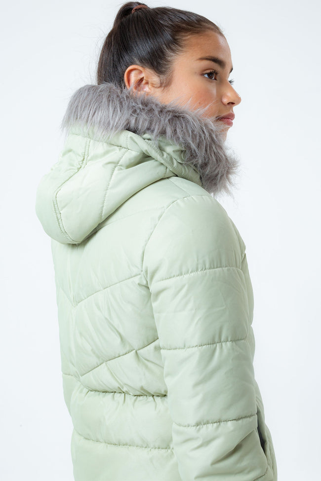 HYPE SAGE LONGLINE PADDED GIRLS PARKER JACKET