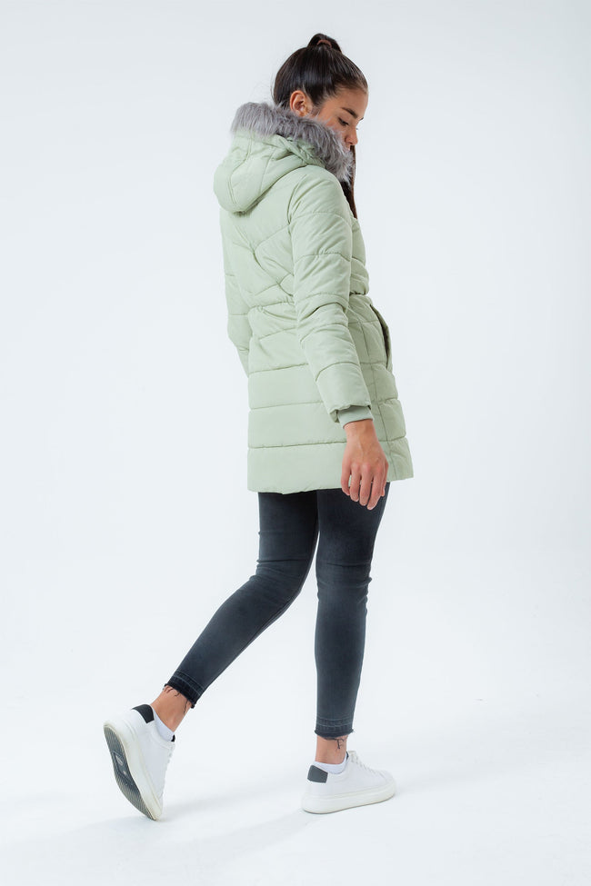 HYPE SAGE LONGLINE PADDED GIRLS PARKER JACKET