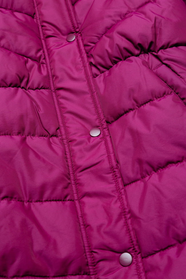 HYPE BERRY LONGLINE PADDED KIDS PARKER JACKET