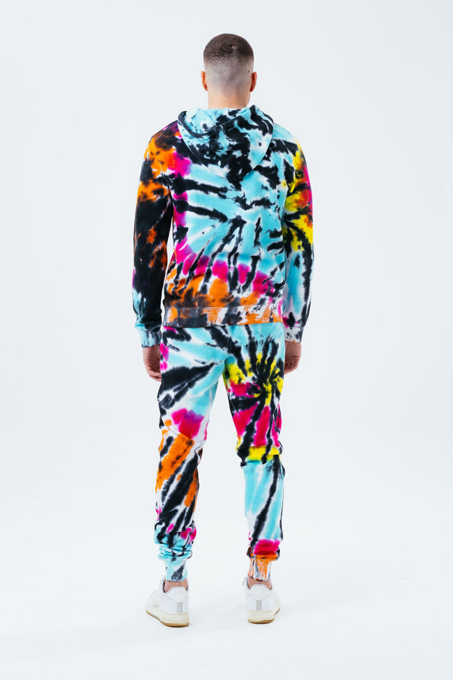 HYPE MULTI TIE DYE SCRIBBLE LOGO MEN'S JOGGERS