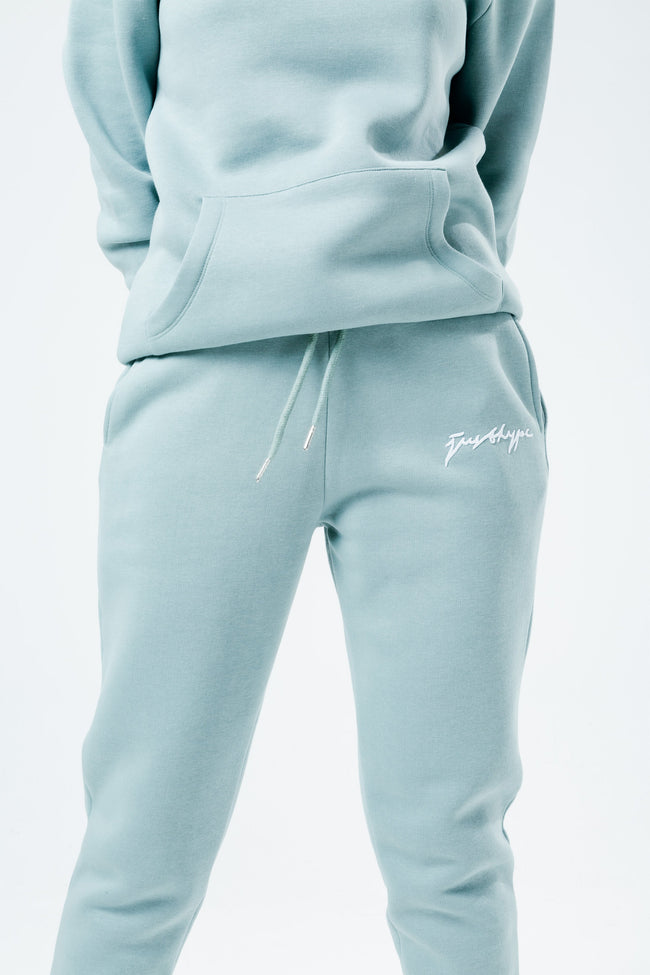 HYPE SAGE SCRIBBLE LOGO WOMEN'S JOGGERS