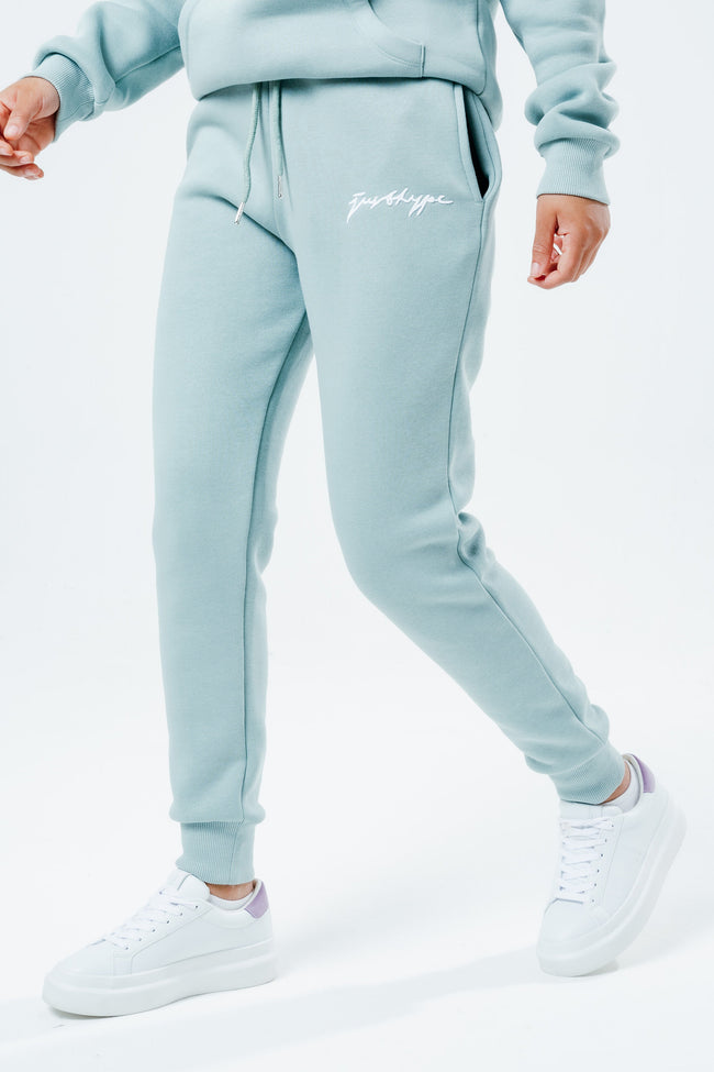 HYPE SAGE SCRIBBLE LOGO WOMEN'S JOGGERS