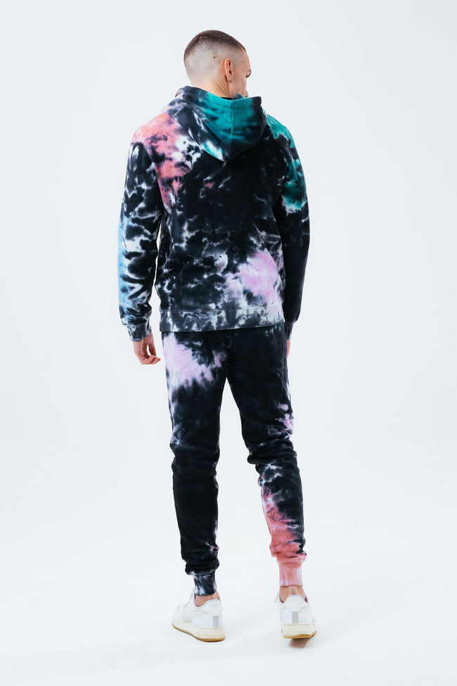 HYPE MULTI ACID WASH SCRIBBLE LOGO MEN'S JOGGERS