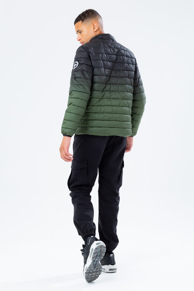 HYPE KHAKI FADE BOYS PUFFER JACKET